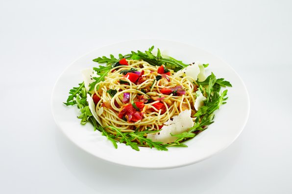 Spaghetti Pancetta e Pomodoro
